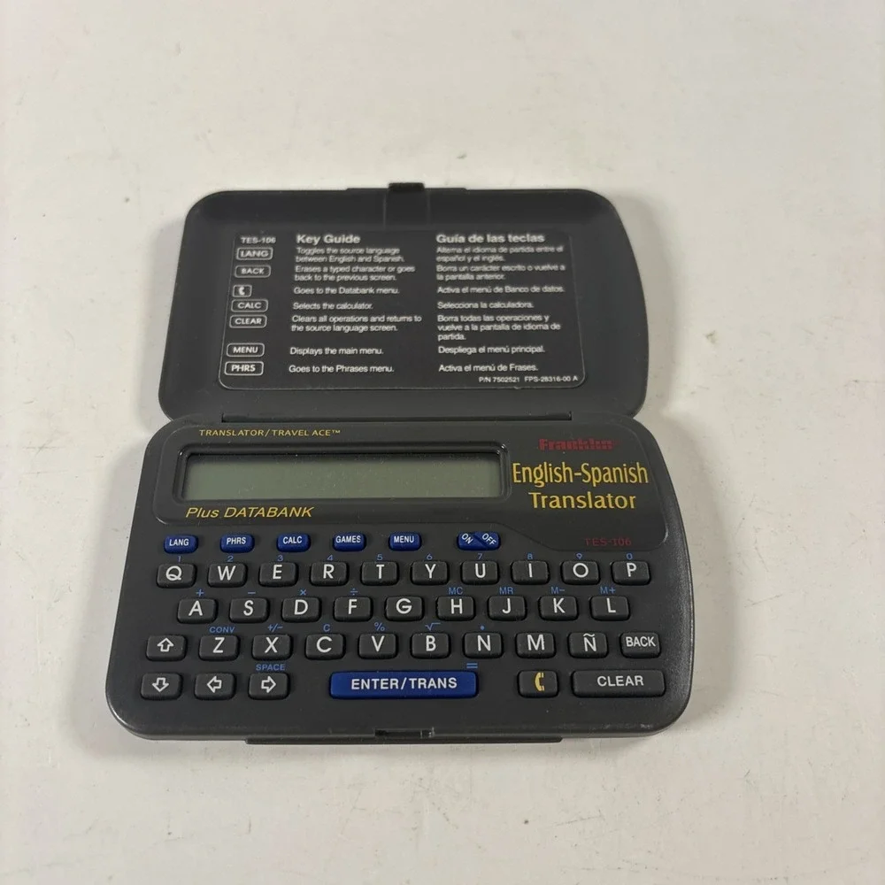 Franklin Tes-106 English-Spanish Translator Travel Ace